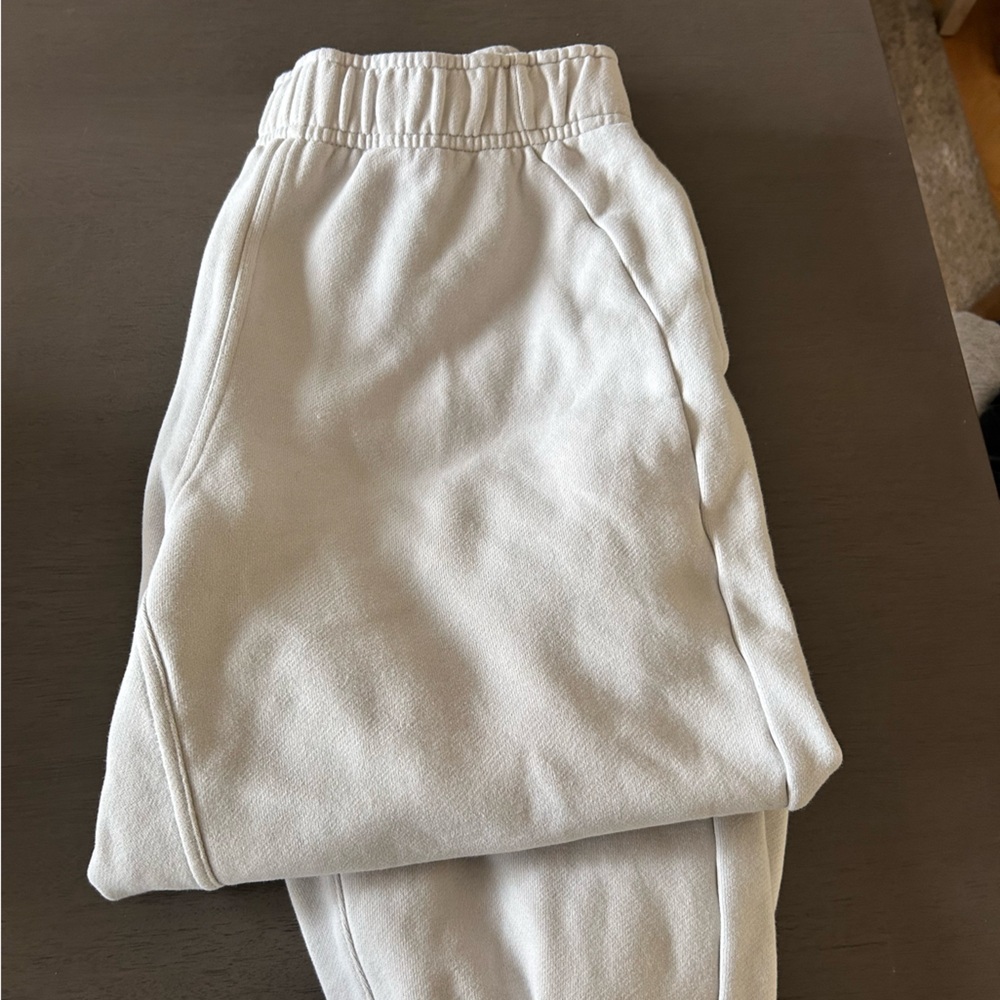 lululemon athletica White Track Pants Bone color